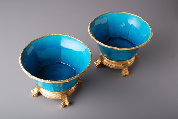 Pair of Turquoise Bowls. | MasterArt